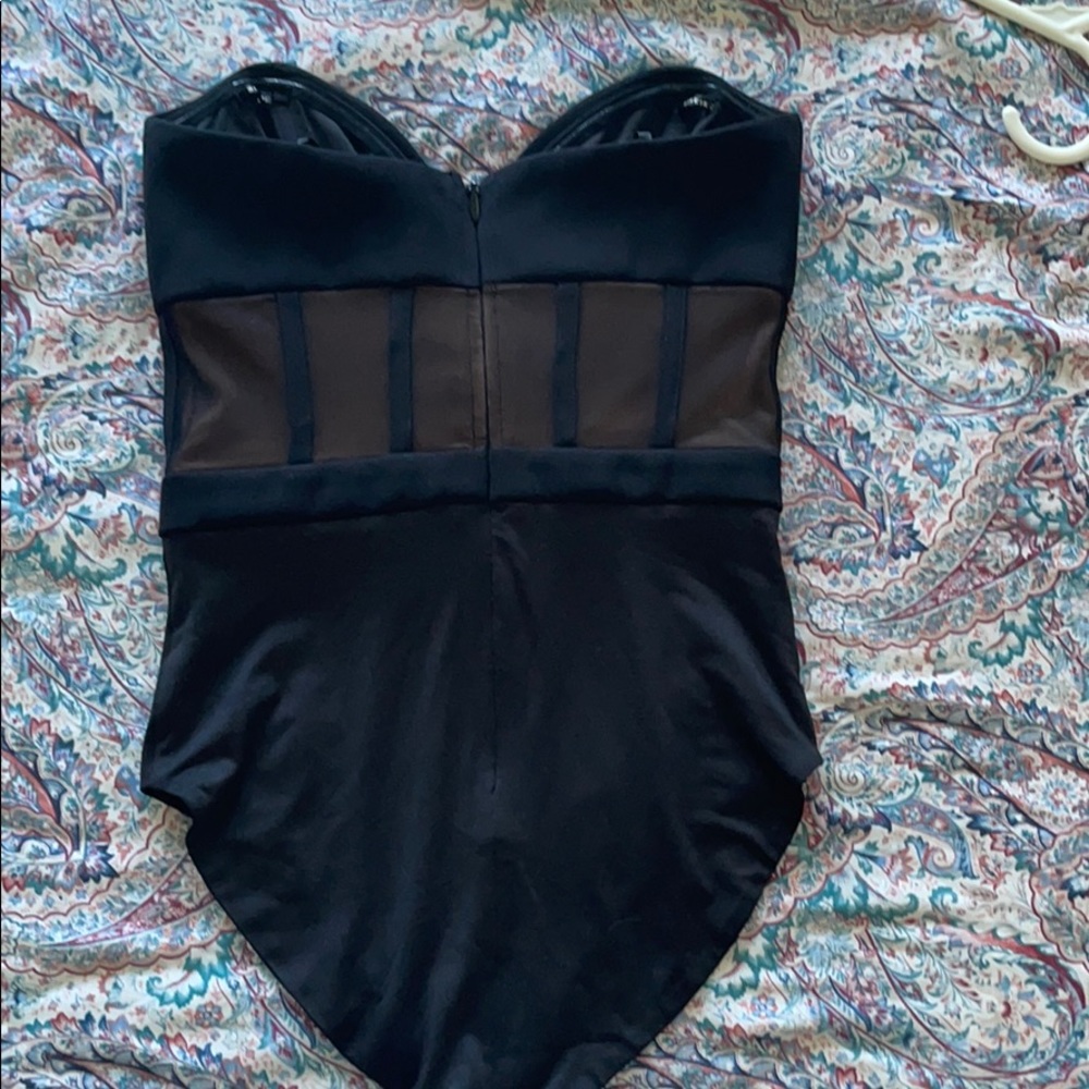 Sheike black bodice/bodysuit size 6 - Picture 3 of 4